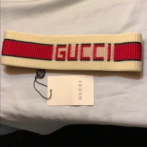 elastic gucci stripe headband